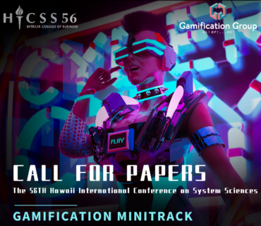 Towards entry "Call for Papers: Gamification Minitrack at the 56th Hawaii International Conference on System Science"